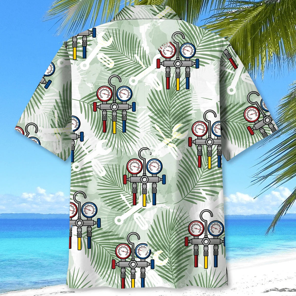 Awesome Hvac Techician Tropical Hawaiian Shirt