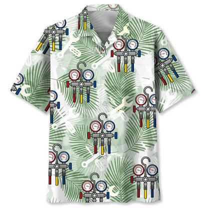 Awesome Hvac Techician Tropical Hawaiian Shirt