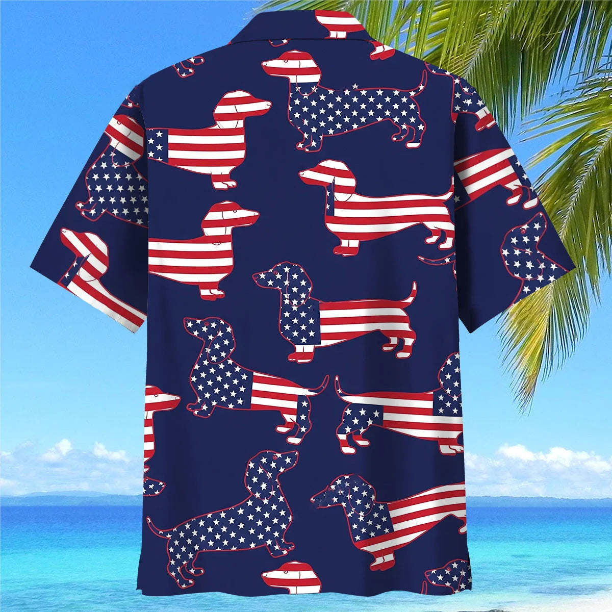 Awsome Dachshund America Hawaiian Shirt