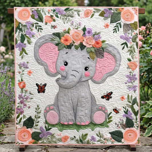 Baby Ellie Quilt Blanket - Quilted Blanket by OtterMia