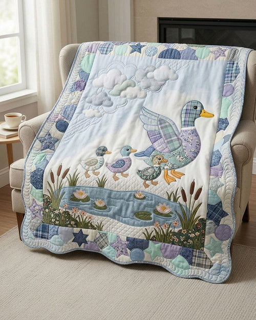 Baby Paddles Quilt Blanket - Quilted Blanket by OtterMia