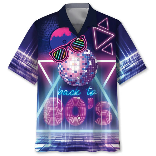 Back to 80s Music Disco Hawaiian Shirt
