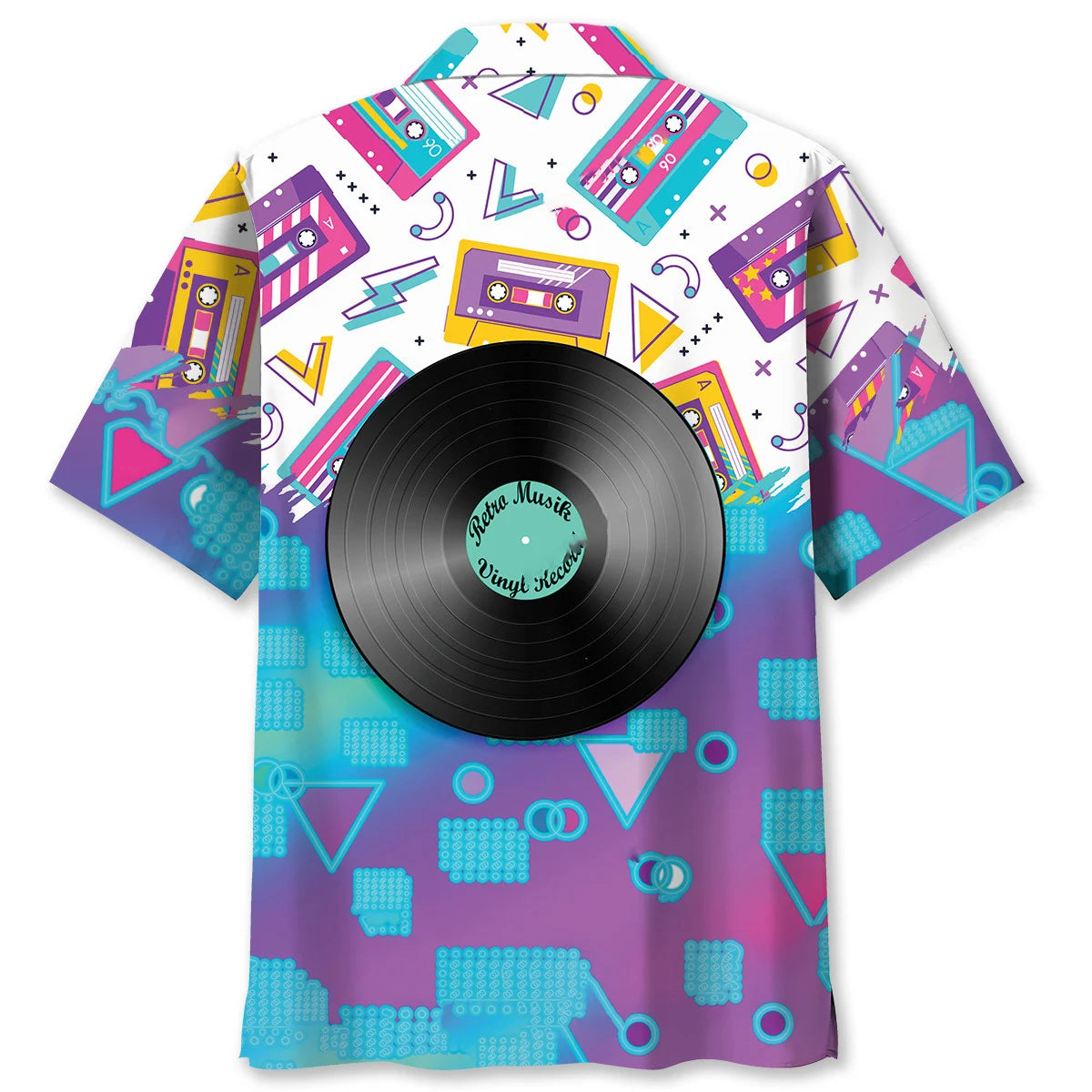 Back to 80s Music Hawaiian Shirt