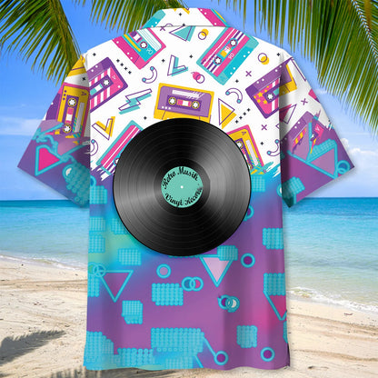 Back to 80s Music Hawaiian Shirt