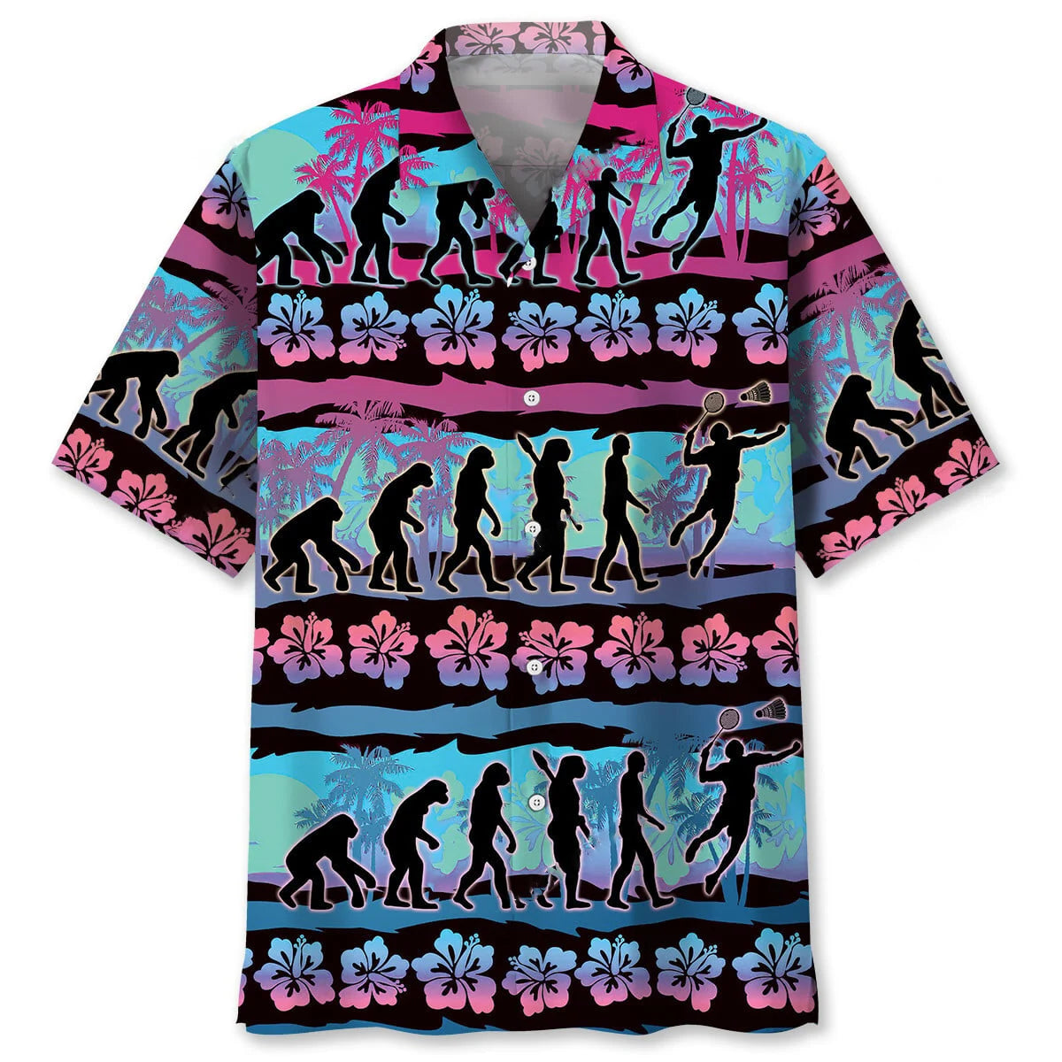 Badminton Revolution Hawaiian Shirt