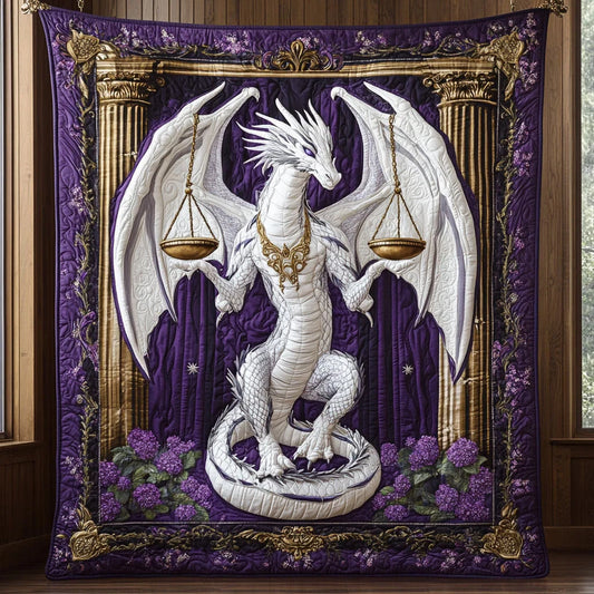 Balance Dragon Quilt Blanket