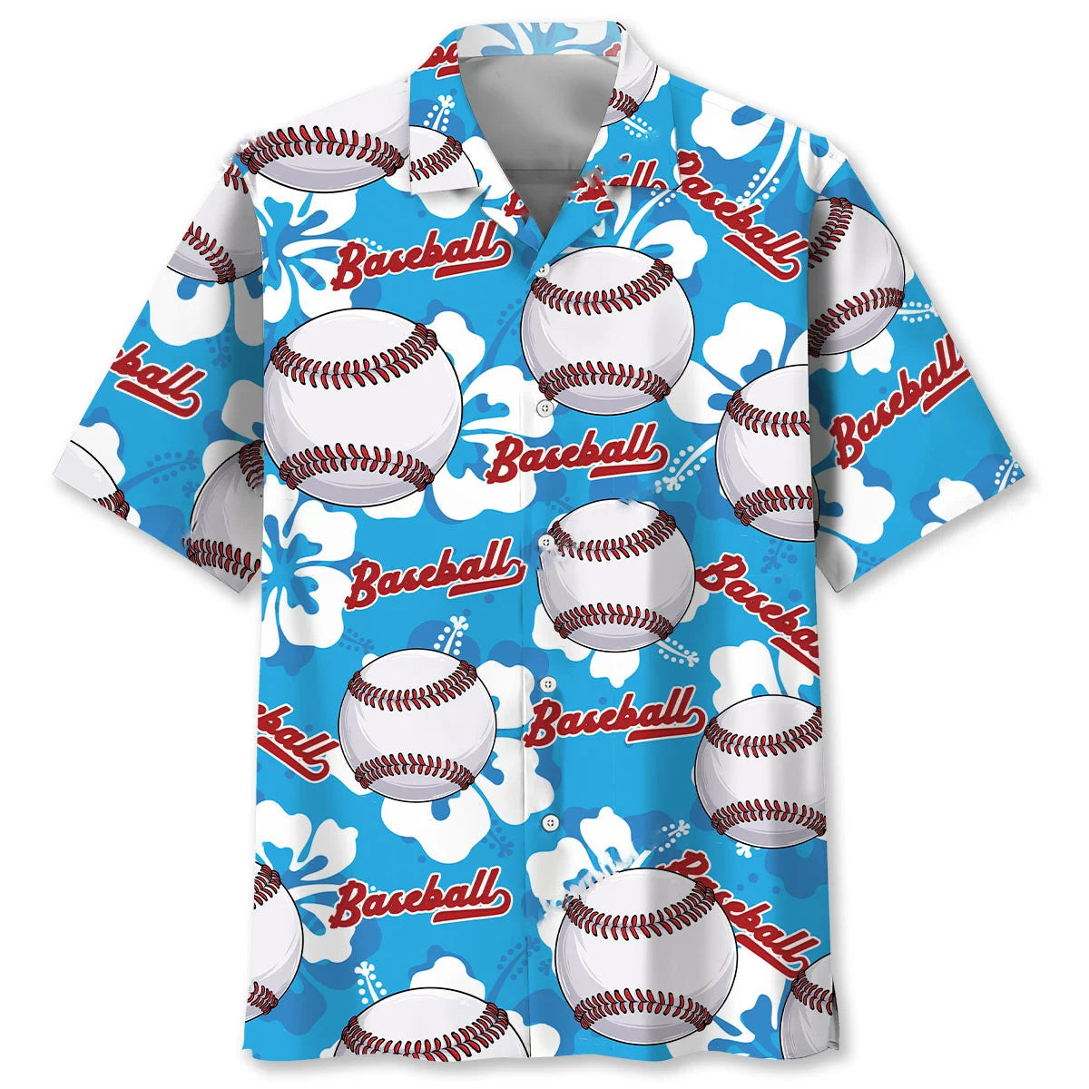 Baseball Ball Hawaiian Shirt