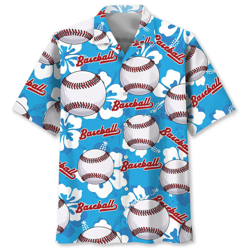 Baseball Ball Hawaiian Shirt