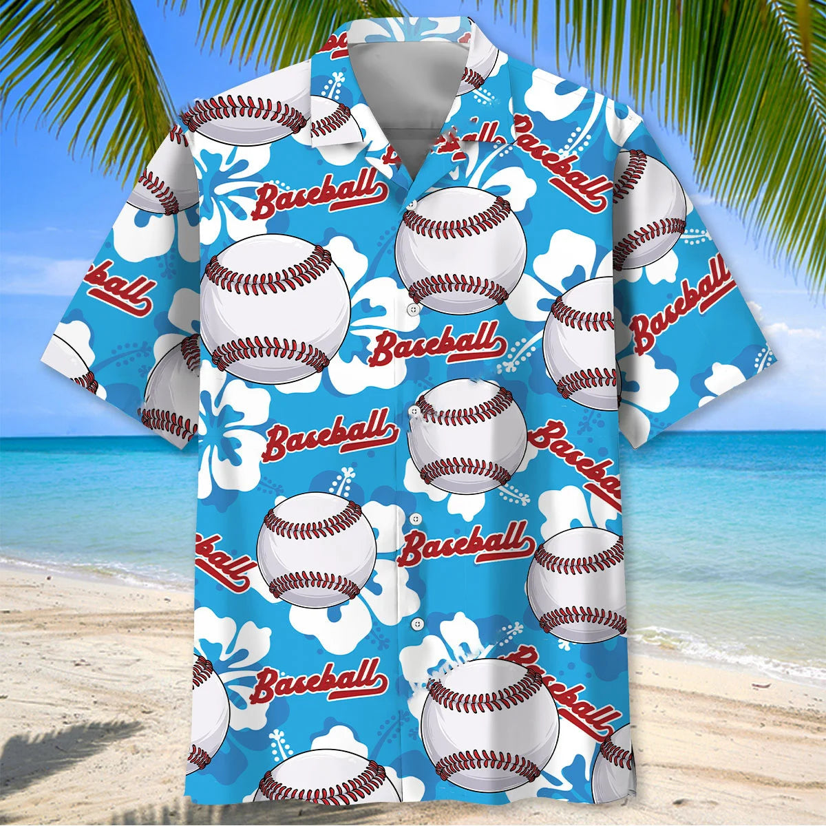 Baseball Ball Hawaiian Shirt
