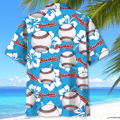 Baseball Ball Hawaiian Shirt