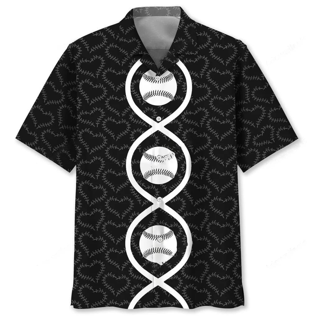 Baseball Dna Hawaiian Shirt