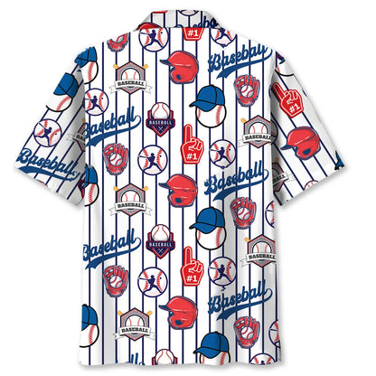Baseball League Hawaiian Shirt