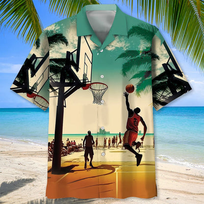 Basketball Beach Hawaiian Shirt