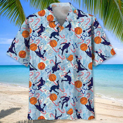 Basketball Christmas Hawaiian Shirt