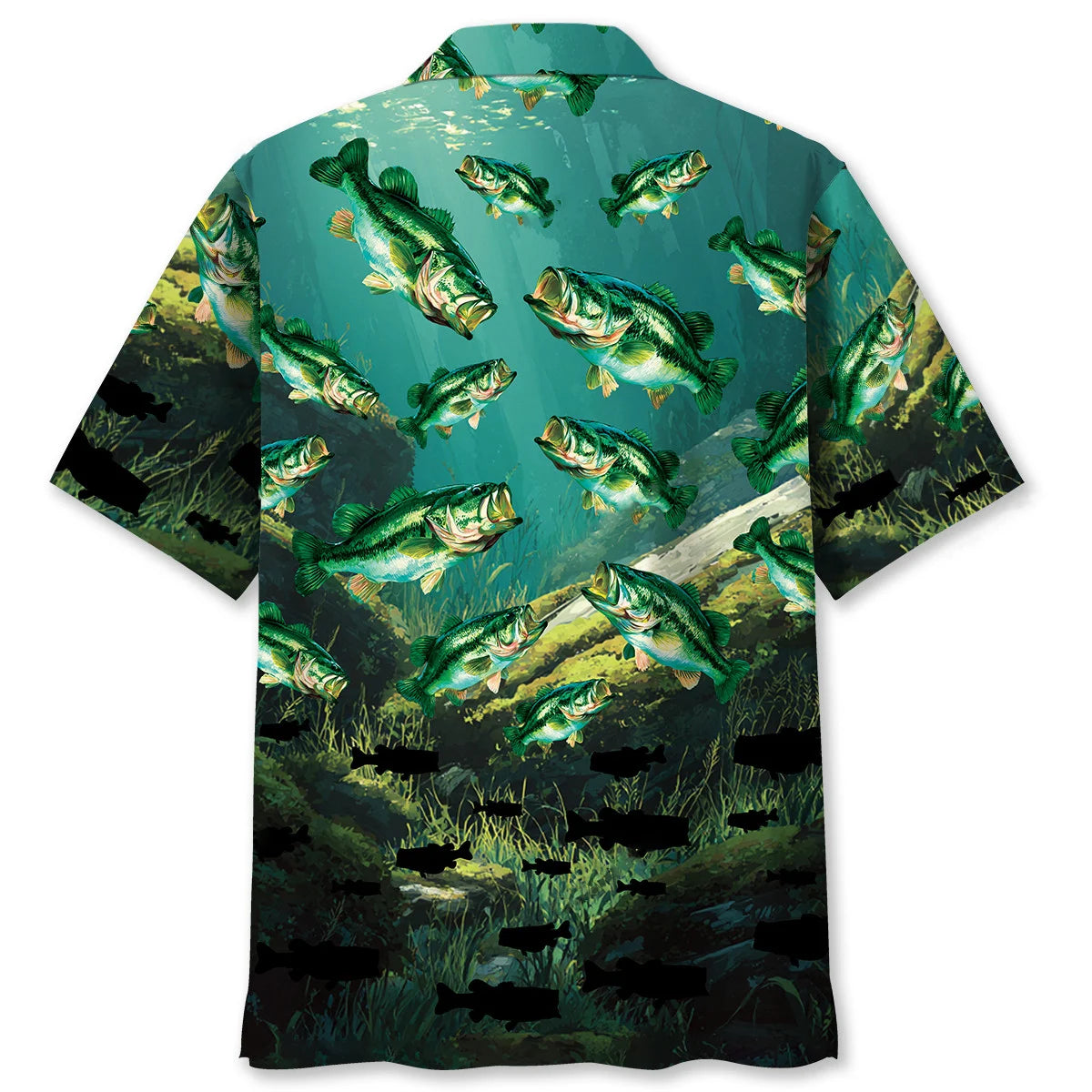 Bass Fish in Swamp Hawaiian Shirt