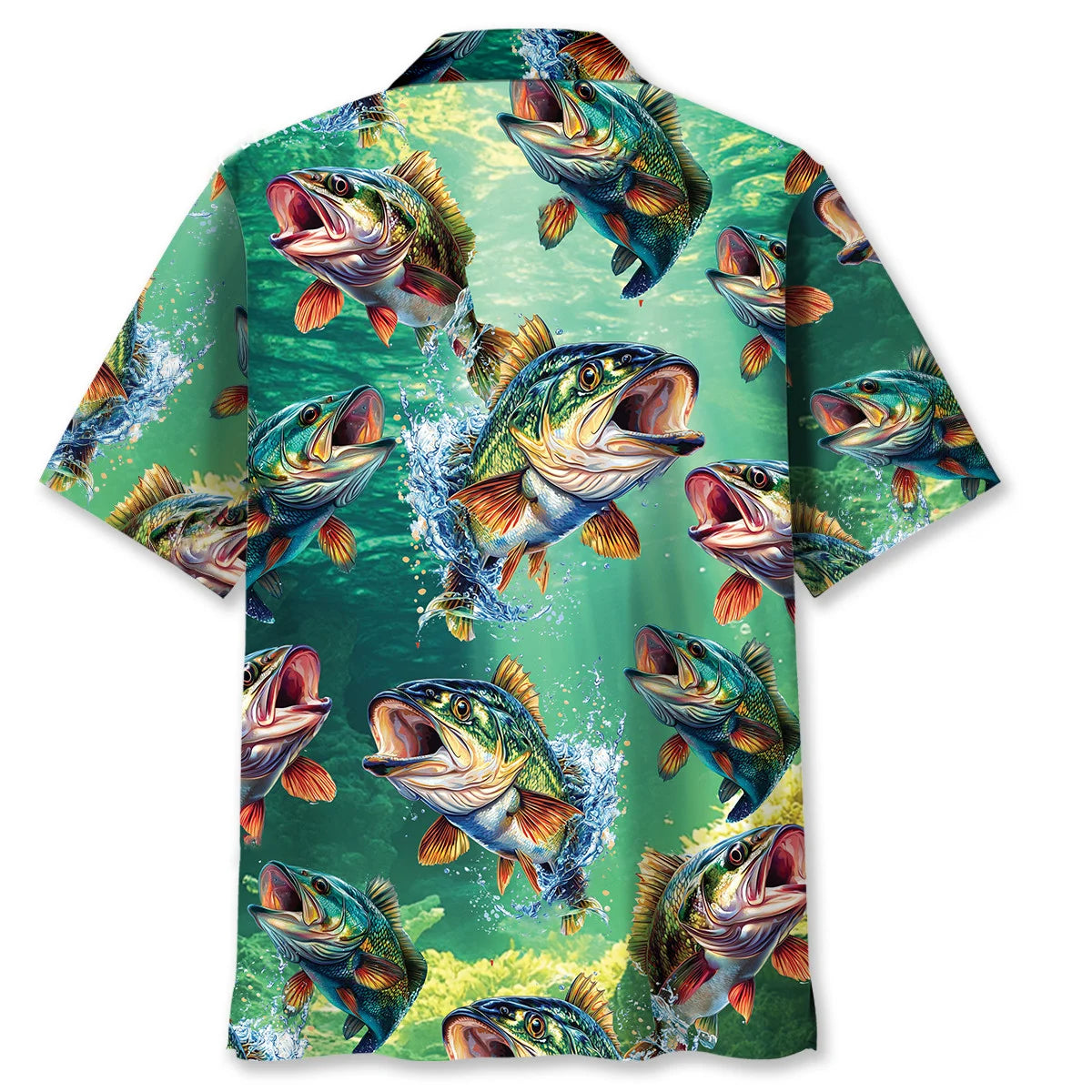 Bass Fishing Under Cave Hawaiian Shirt
