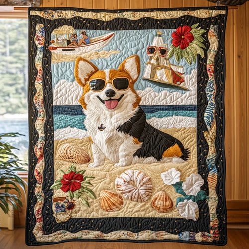 Beach Time Quilt Blanket