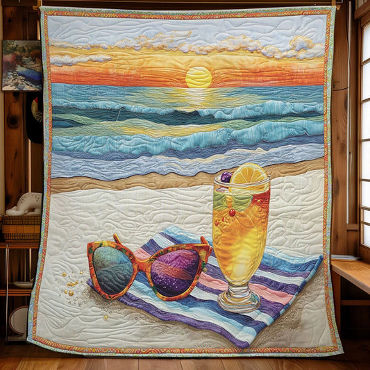 Beach Time Quilt Blanket