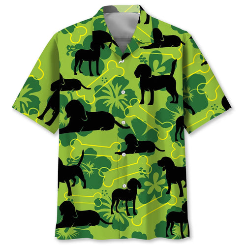 Beagle Bone Hibiscus Hawaiian Shirt