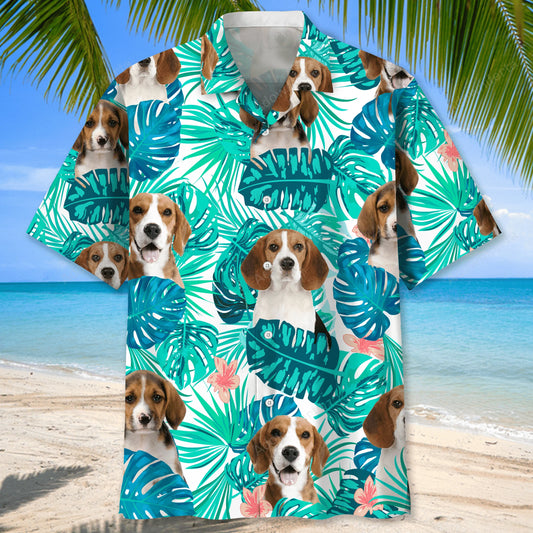 Beagle Tropical Hawaiian Shirt