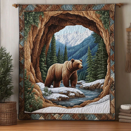 Bear Forest Quilt Blanket