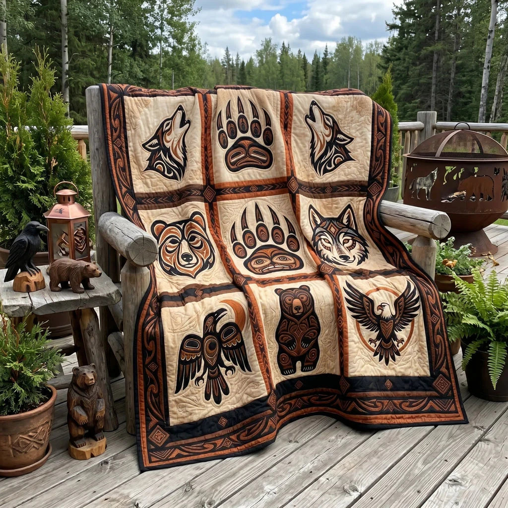 Bear Paw Heritage Quilt Blanket