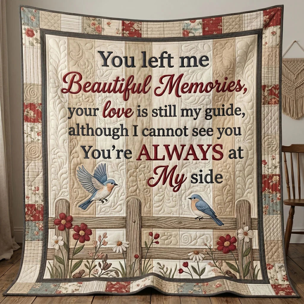 Beautiful Memories Sympathy Quilt Blanket