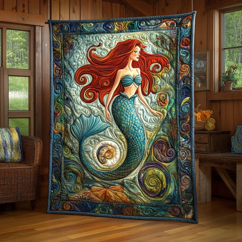 Beautiful Mermaid Quilt Blanket