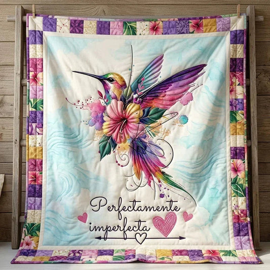 Beautifully Me Quilt Blanket - Quilted Blanket by OtterMia