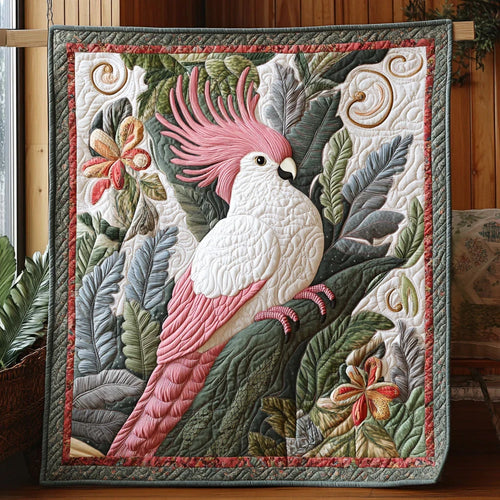 Beauty Pink Quilt Blanket