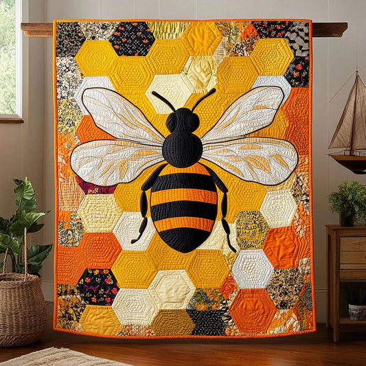 Bee Blossom Quilt Blanket