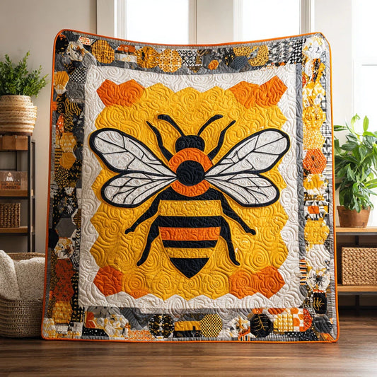 Bee Charm Quilt Blanket