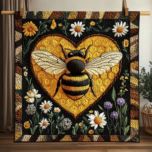 Bee Loved Quilt Blanket