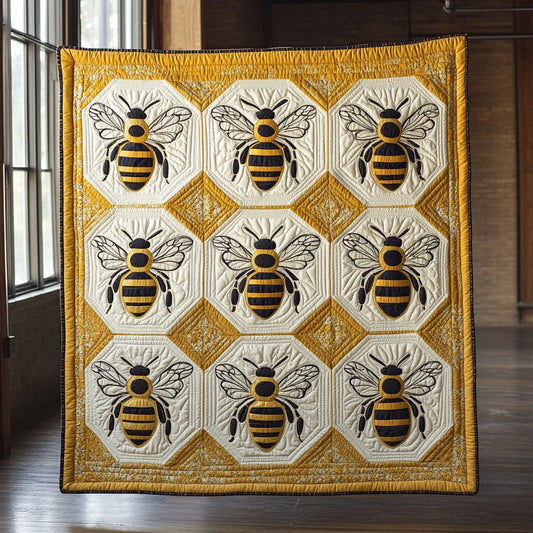 Bee Whisper Quilt Blanket