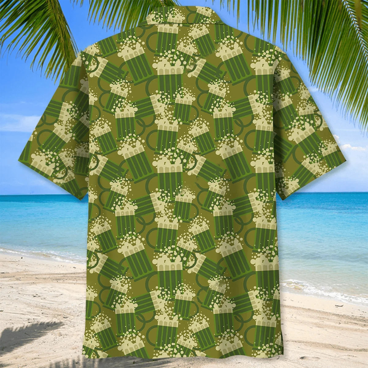 Beer Green Irish St Patrick Day Hawaiian Shirt