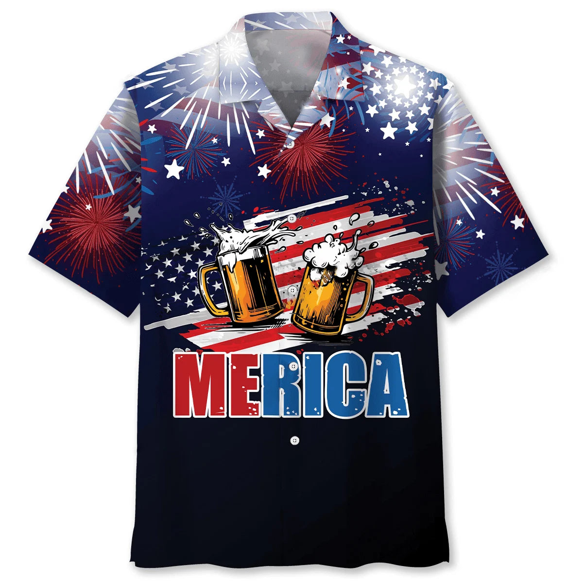 Beer Usa Hawaiian Shirt
