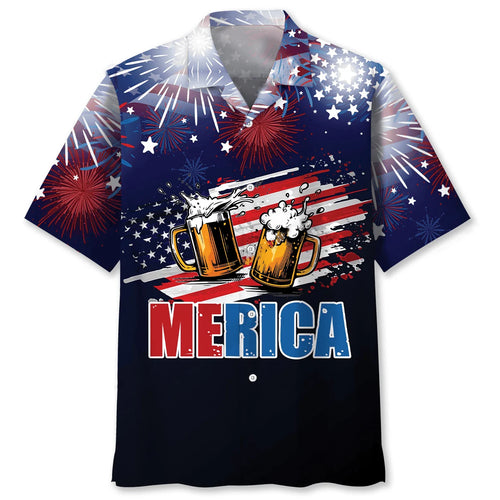 Beer Usa Hawaiian Shirt