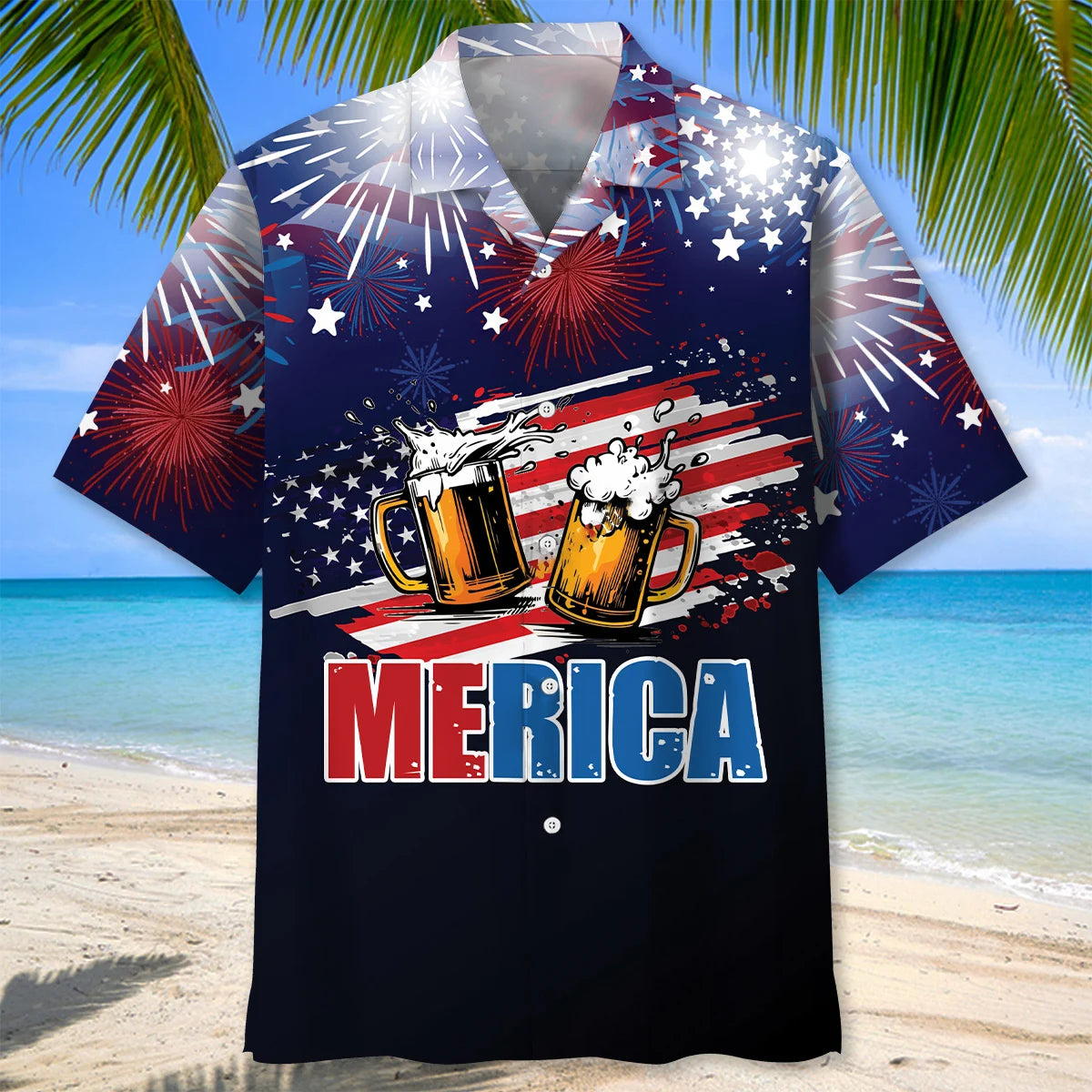 Beer Usa Hawaiian Shirt