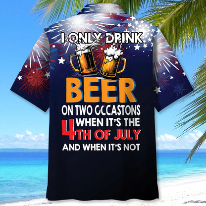 Beer Usa Hawaiian Shirt