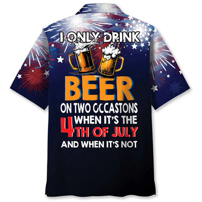Beer Usa Hawaiian Shirt