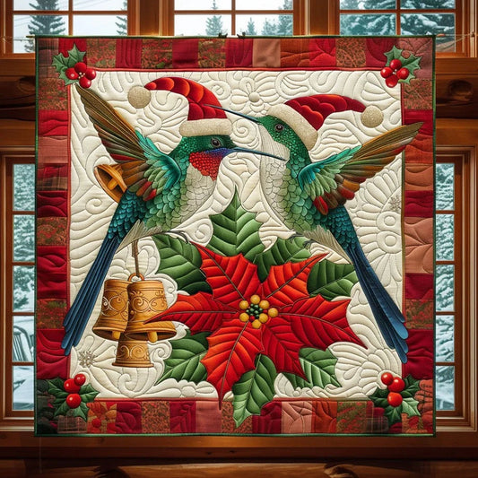 Bell Hummingbird Quilt Blanket