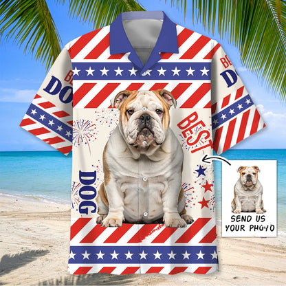 Best Dog Custom Photo Hawaiian Shirt