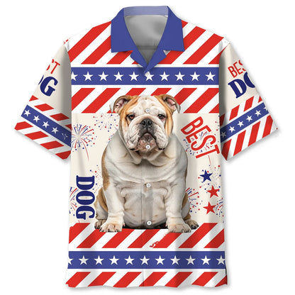 Best Dog Custom Photo Hawaiian Shirt