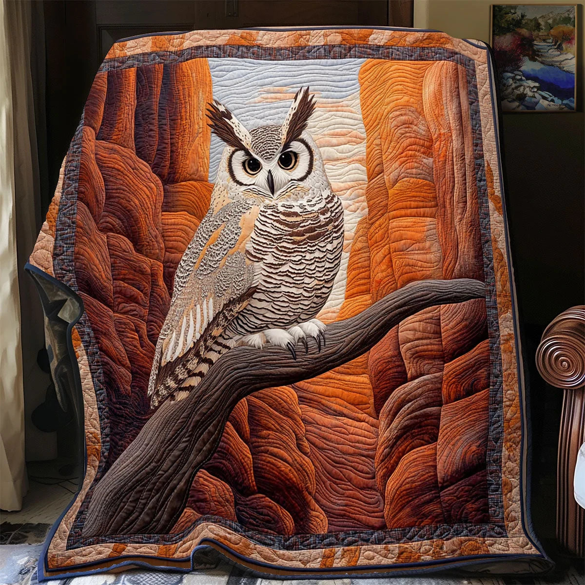 Between Cliffs Quilt Blanket