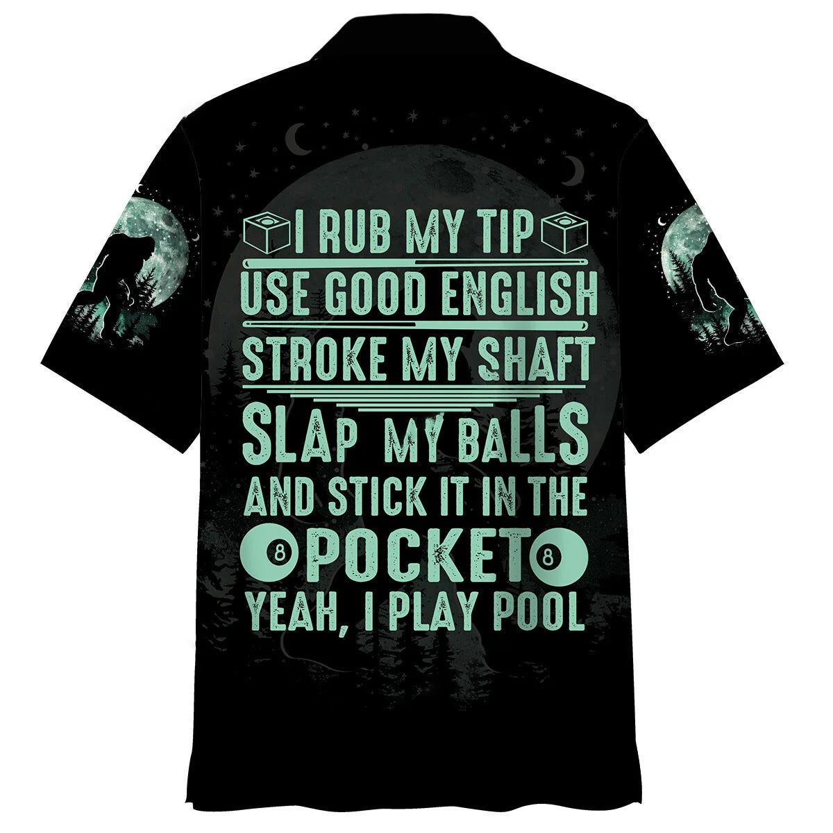 Bigfoot Billiard Hawaiian Shirt