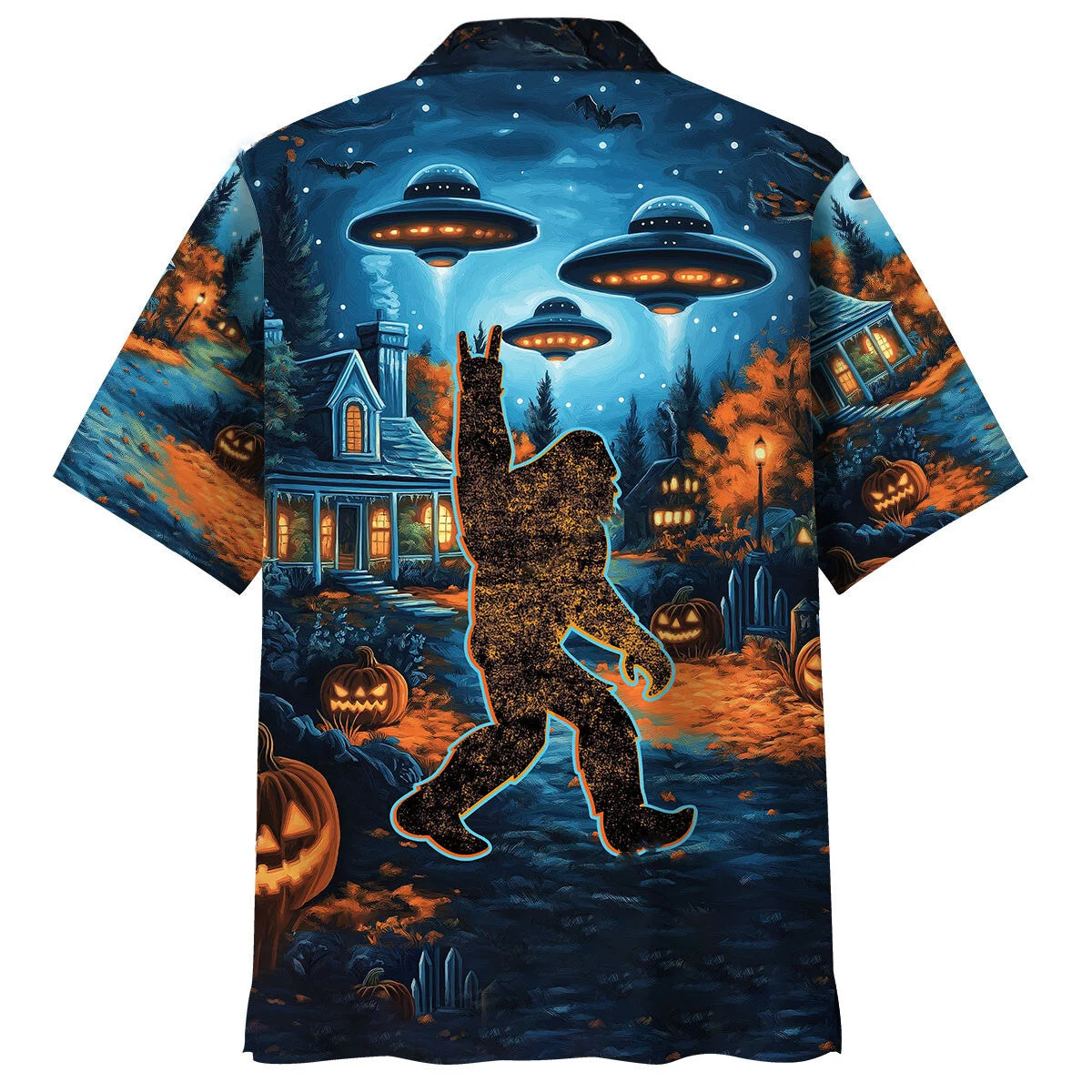 Bigfoot Chill the Halloween Night Hawaiian Shirt