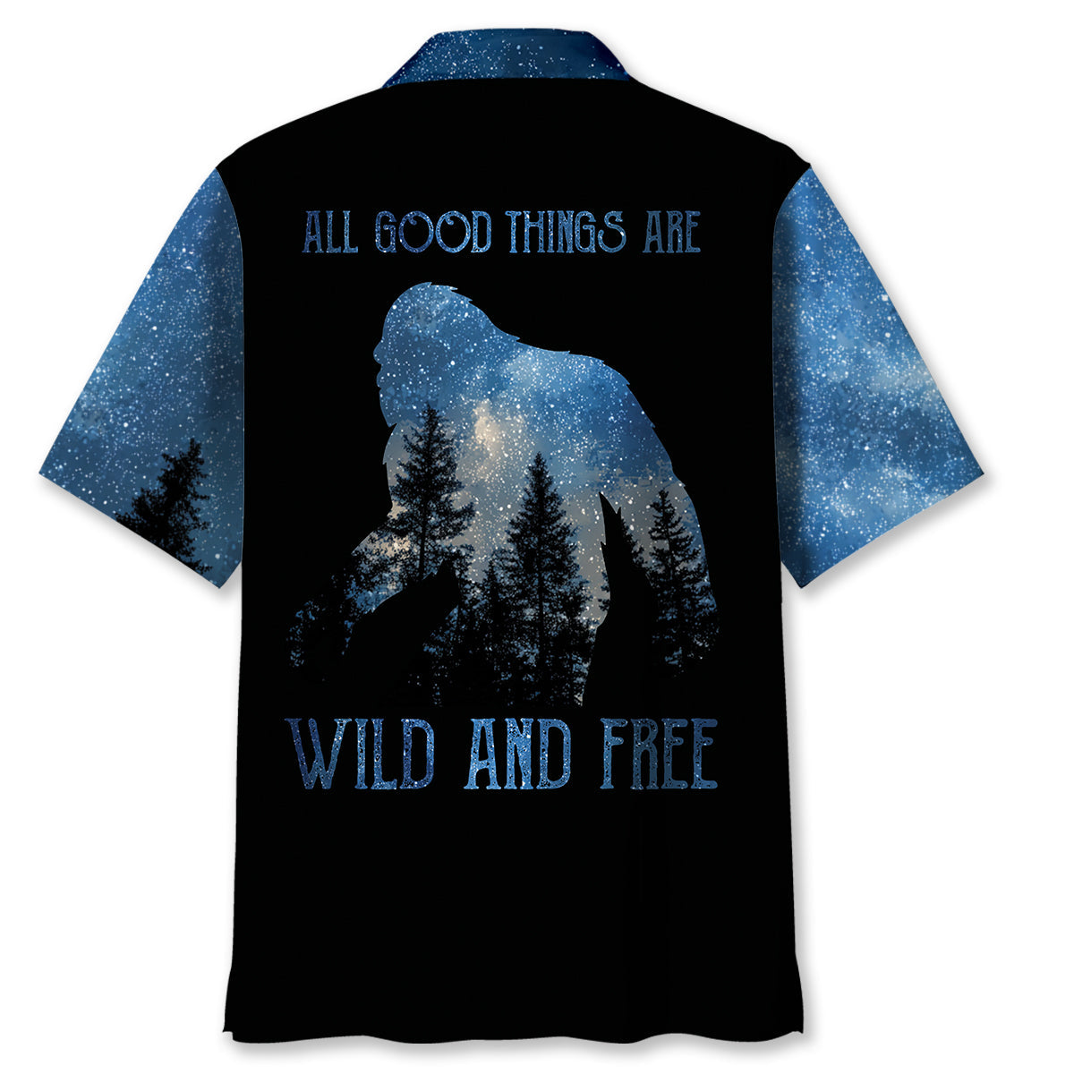 Bigfoot Hello Darkness Hawaiian Shirt