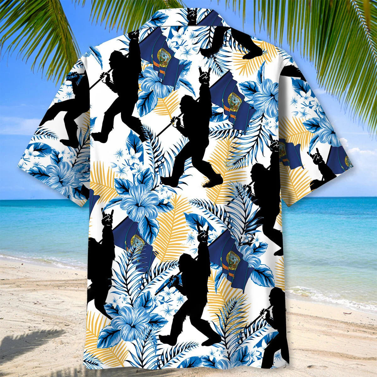 Bigfoot Idaho Proud Hawaiian Shirt