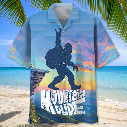 Bigfoot Mountain Hiking Hawaiian Shirt