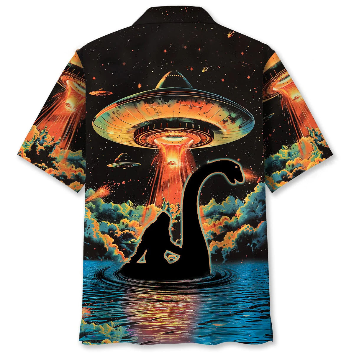 Bigfoot Nessie Ufo Hawaiian Shirt